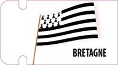 Stickers Drapeau Bretagne x50