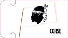 Stickers Drapeau Corse x50